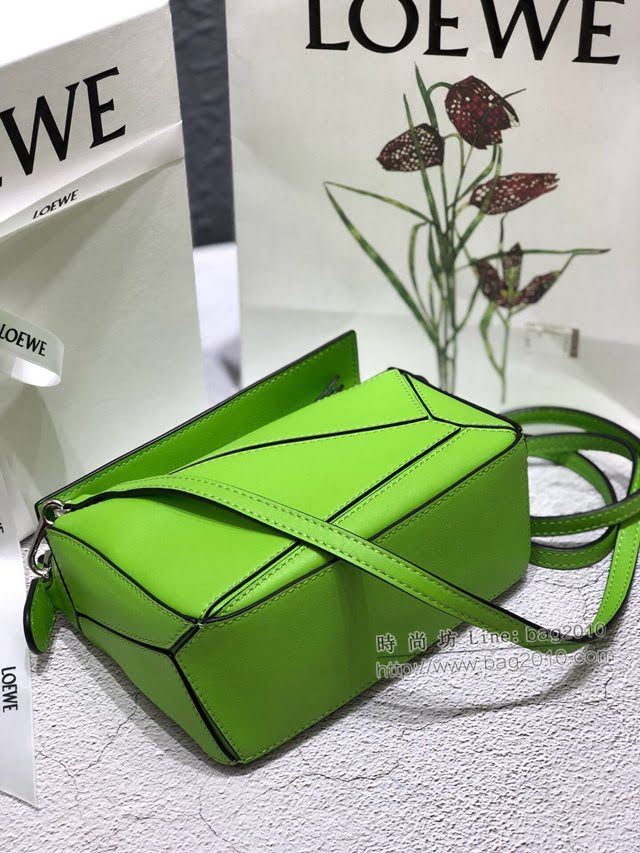 LOEWE爆款包包 羅意威迷你mini puzzle幾何拼接手提斜挎包 10173  tcl1171